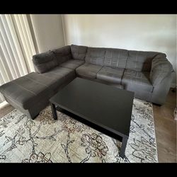 Grey couch great condition clean we sell the time delivery $40 local