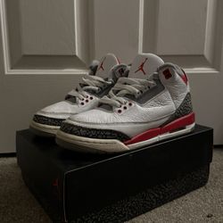 Retro Jordan 3 Fire Red ( OBO )