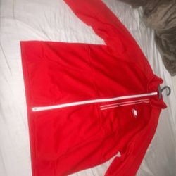 Red Nike Sweater Size Large