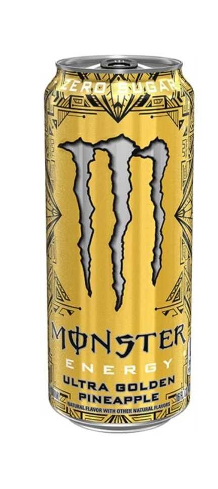 Sugar Free Monster Energy Ultra Golden Pineapple 16 Ounce 