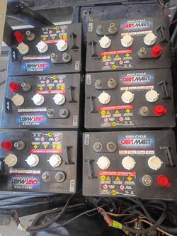 6 volt golf cart batteries