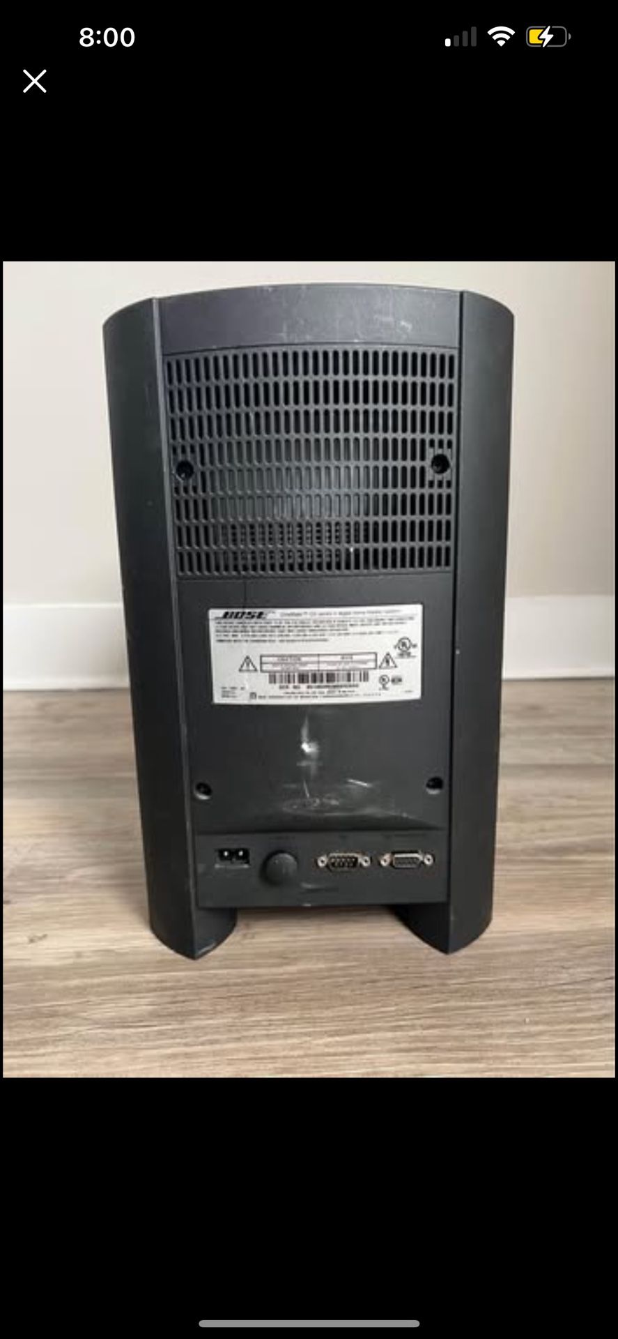 Bose CineMate GS Series II Digital Home Theatre System