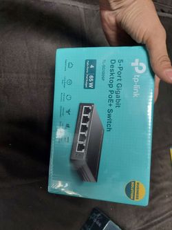 TP-Link  5-Port Gigabit Desktop PoE+ Switch