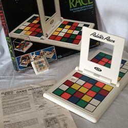 Vintage Rubiks Race Board Game Complete