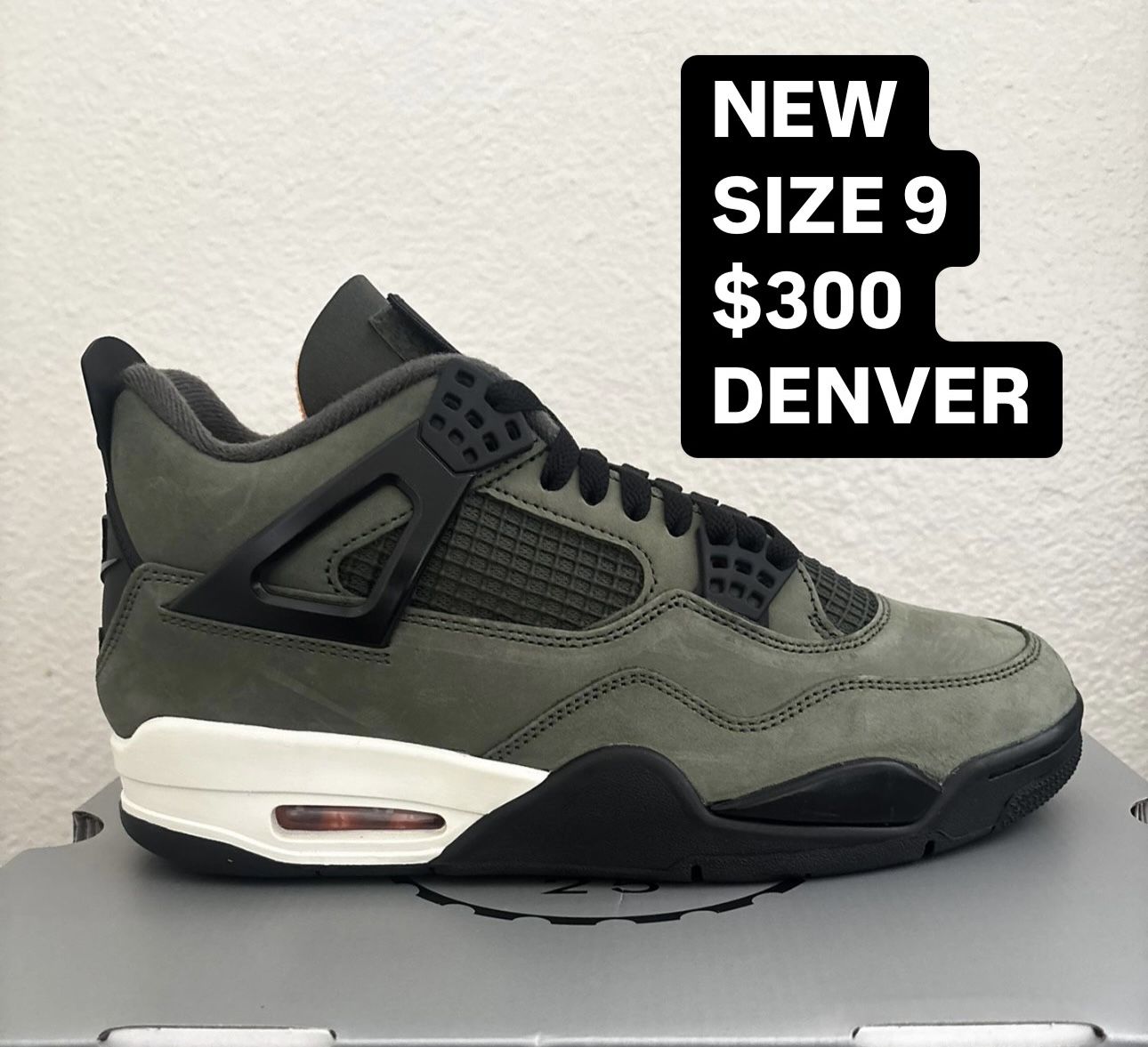 Air Jordan 4 UNDEFEATED SIZE 9