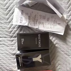 Diour sauvage and ysl colognes