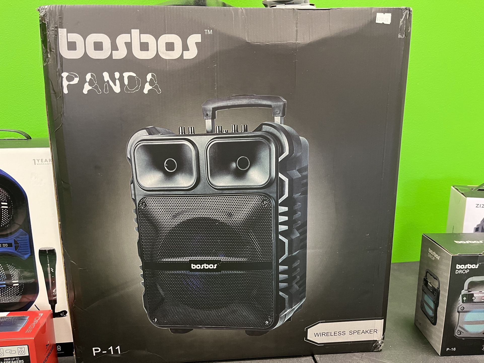 Bosbos Panda Speaker With Stand And Mic