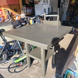 Gray Pub Table 