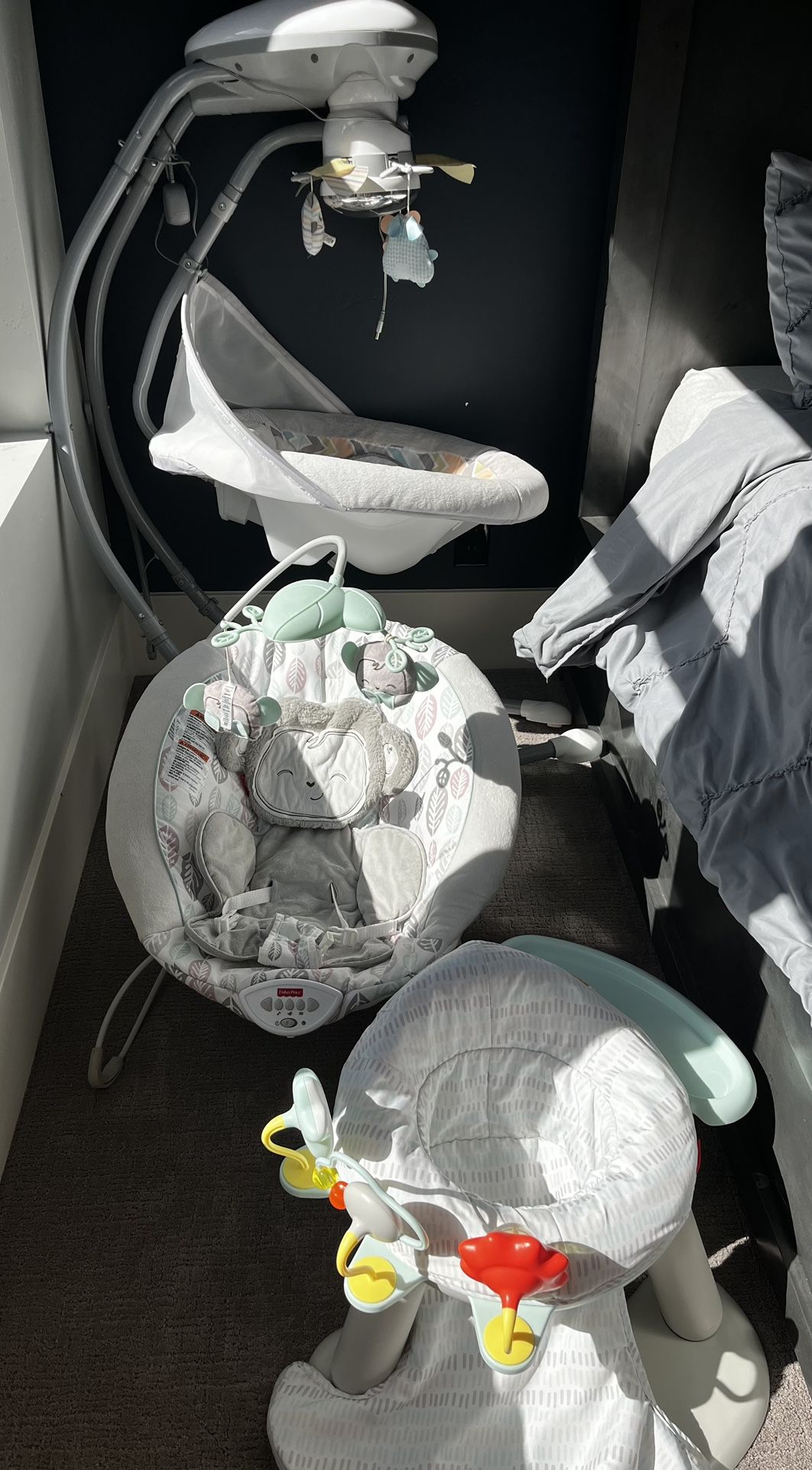 Baby Stuff! Swing, Bouncer, Chair 