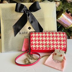 Kate Spade Crossbody Bag / Wallet And Earrings 