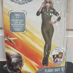 Woman Size Small Top Gun Pilot Costume Just $5