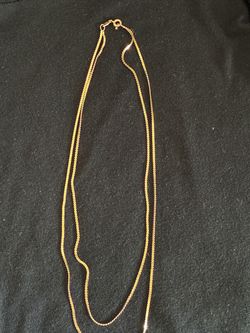 14k Double necklace