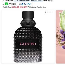Valentino Cologne Make Offer