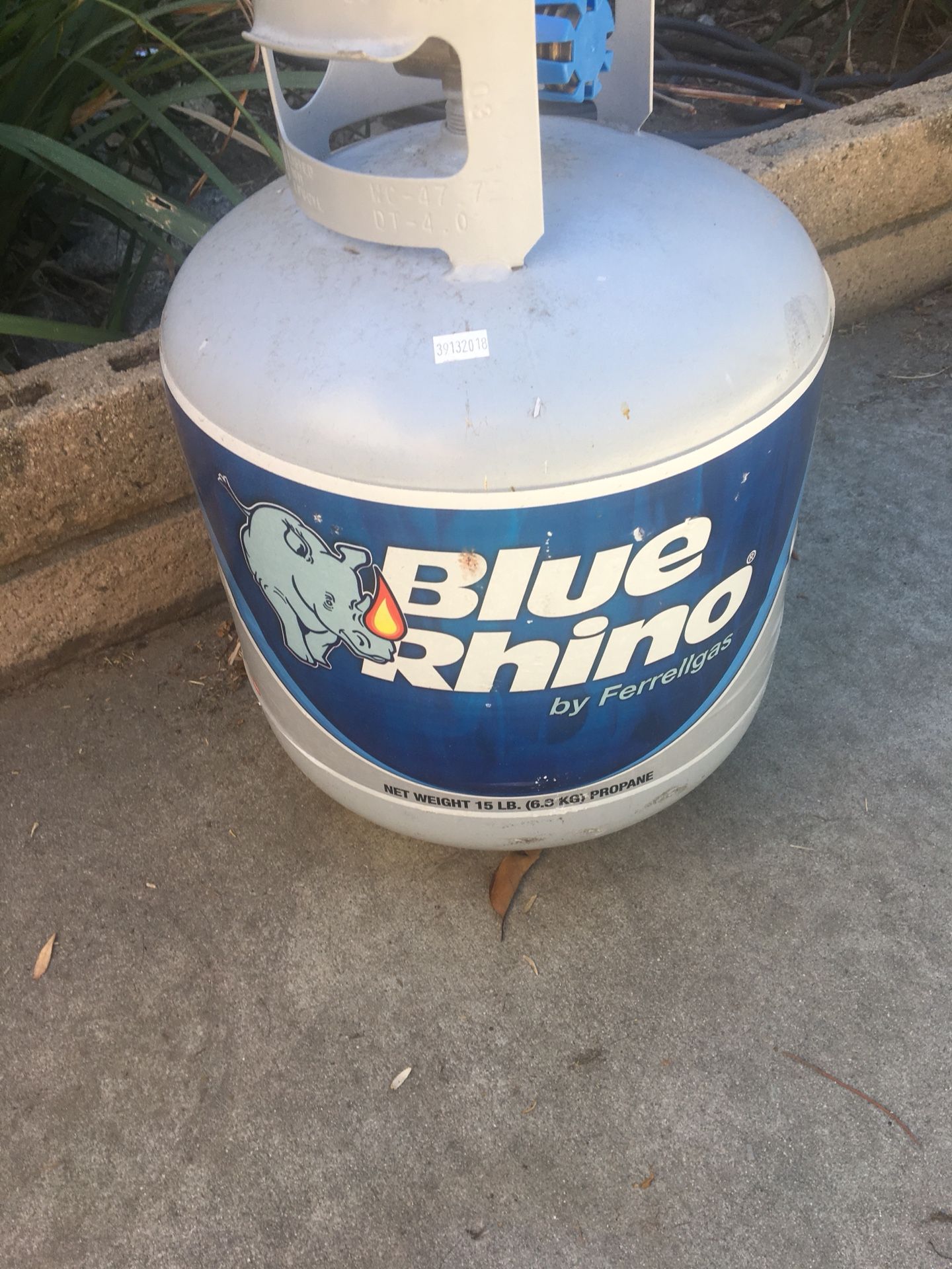 Blue Rhino Propane Tank FULL OF GAS For Sale In San