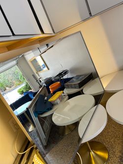 $150 each large Led mirror or all 5 for $500 I have 5 beautiful led mirror in great condition great I used these for my hookah lounge these are great