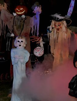 Halloween life-sized scarecrow