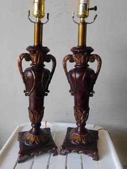 vintage Hollywood Regency style table lamps