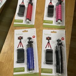 Cell Phone - iPhone Or Android Tripod Holder - universal 