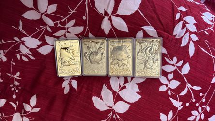 Pokémon Gold Plated Cards