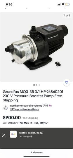 Water Pressure Booster  