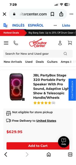 JBL PARTTY BOX 320 NEW  sealed box