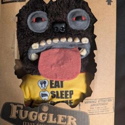 *RARE* Fuggler GameStop Eat Sleep Game Red Eyes
