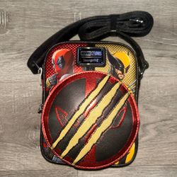 Loungefly Marvel Wolverine & Deadpool Cosplay Crossbody Bag NWT