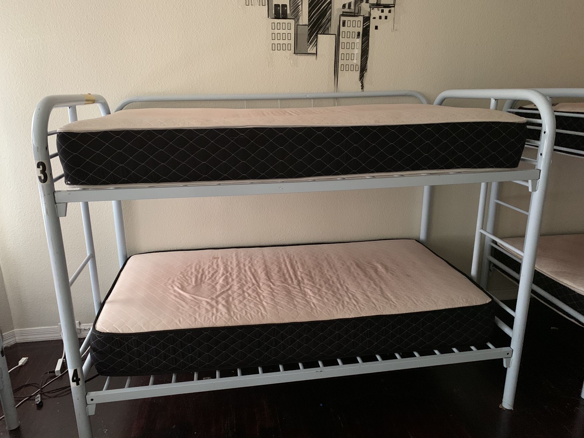 Bunk beds and mattresses ! Cheap ! Wow