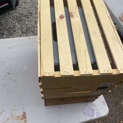 3 Wooden Crates 