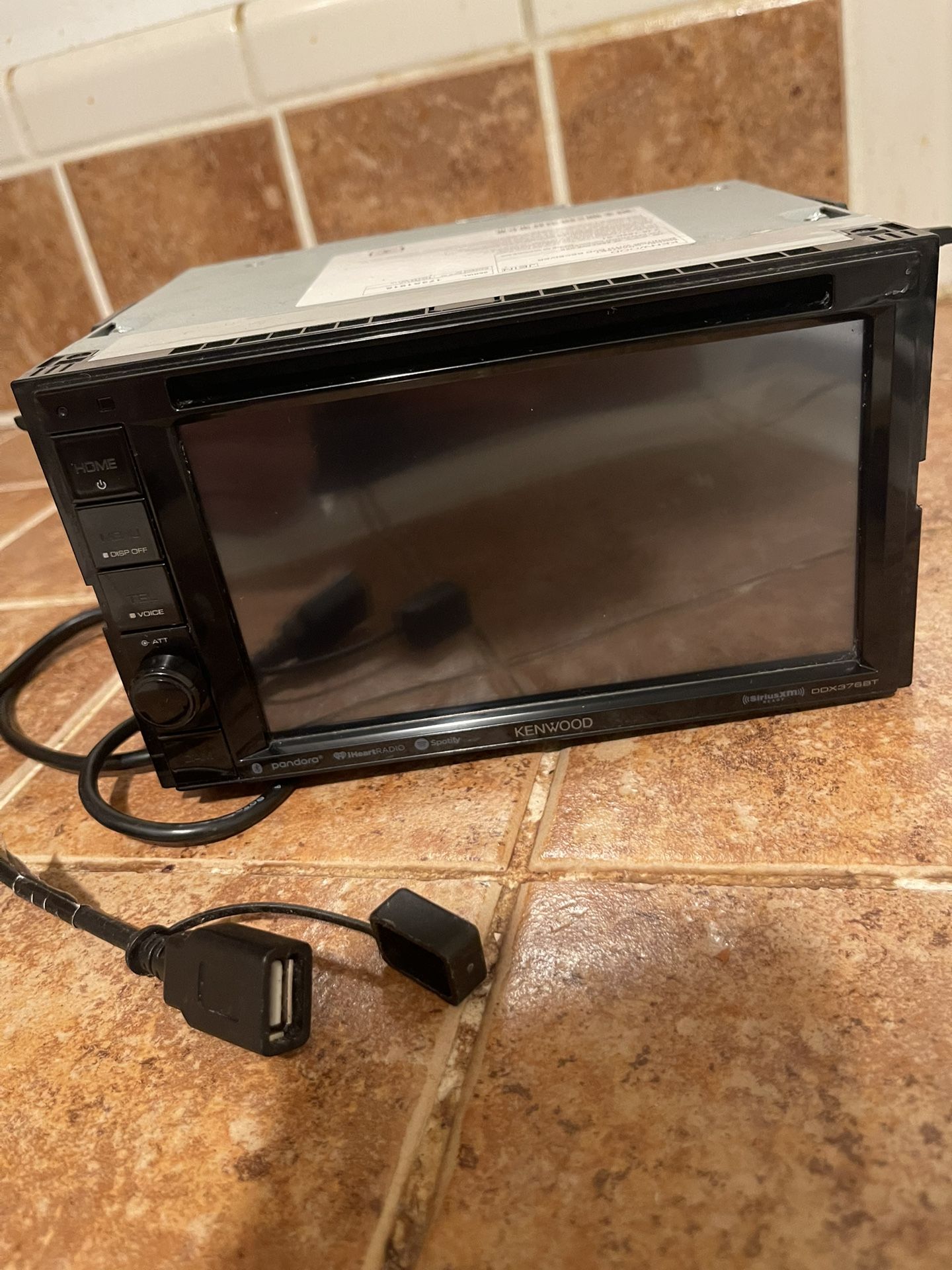 Kenwood MODEL:DDX376BT