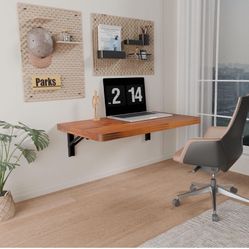 Wall Mounted Folding Table 24” X 14”