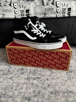 Vans High-Top Sneakers Black and White