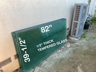 Lot of 14 tempered glass panel for rails railings balcony pool covering