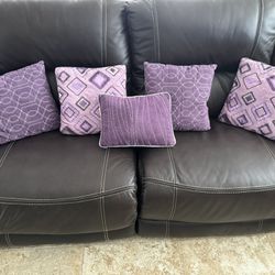 5 Purple Throw Pillows (New)