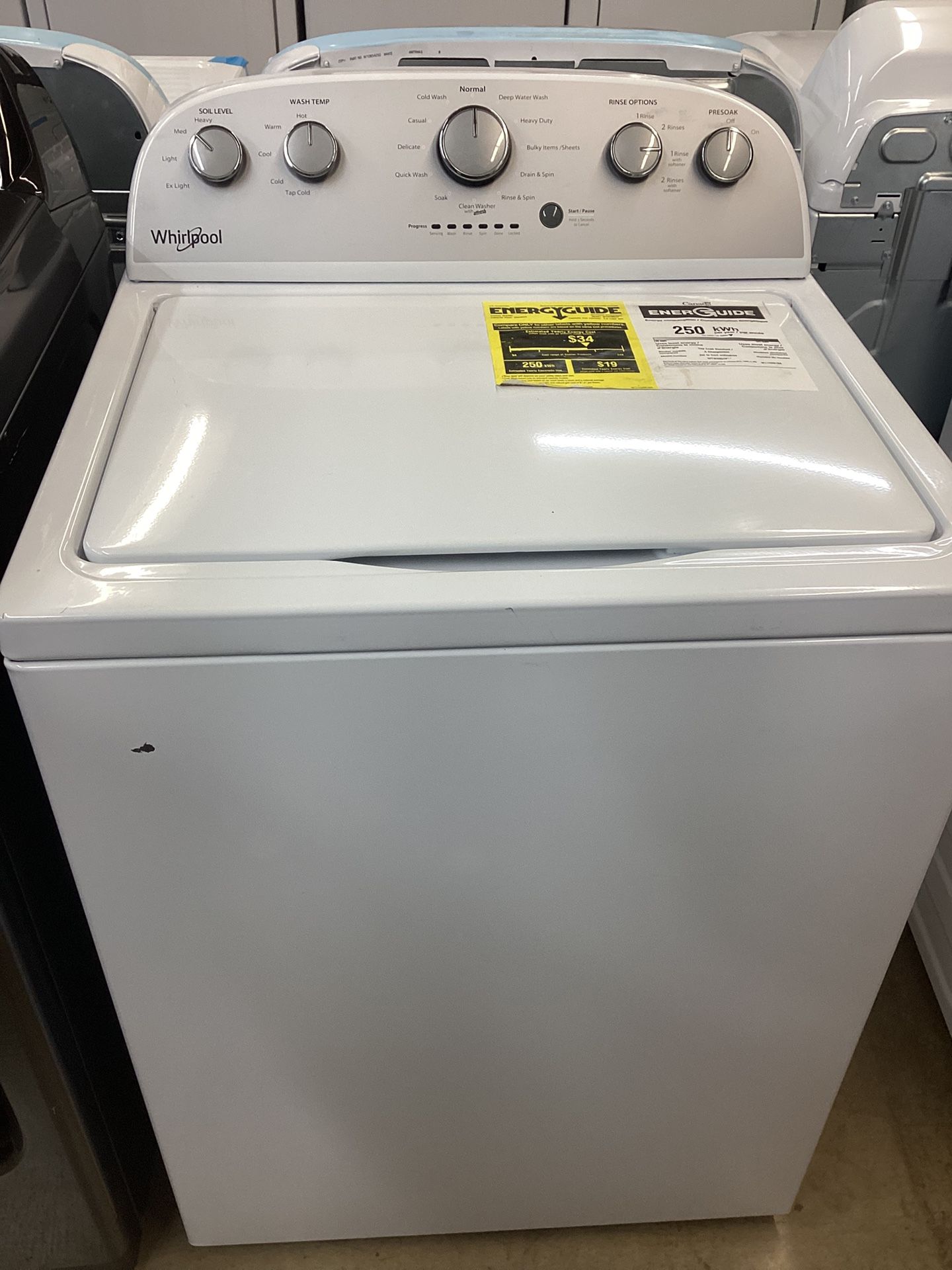 Whirlpool Top Load Washer With Removable Agitator