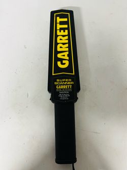 GARRETT Super Scanner Model 1165180 Metal Detector Security WAND *Tested* WORKS!