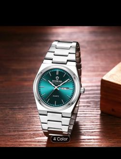 Men’s Silver Quartz Watch 