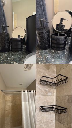 Modern Black Bathroom Bundle –