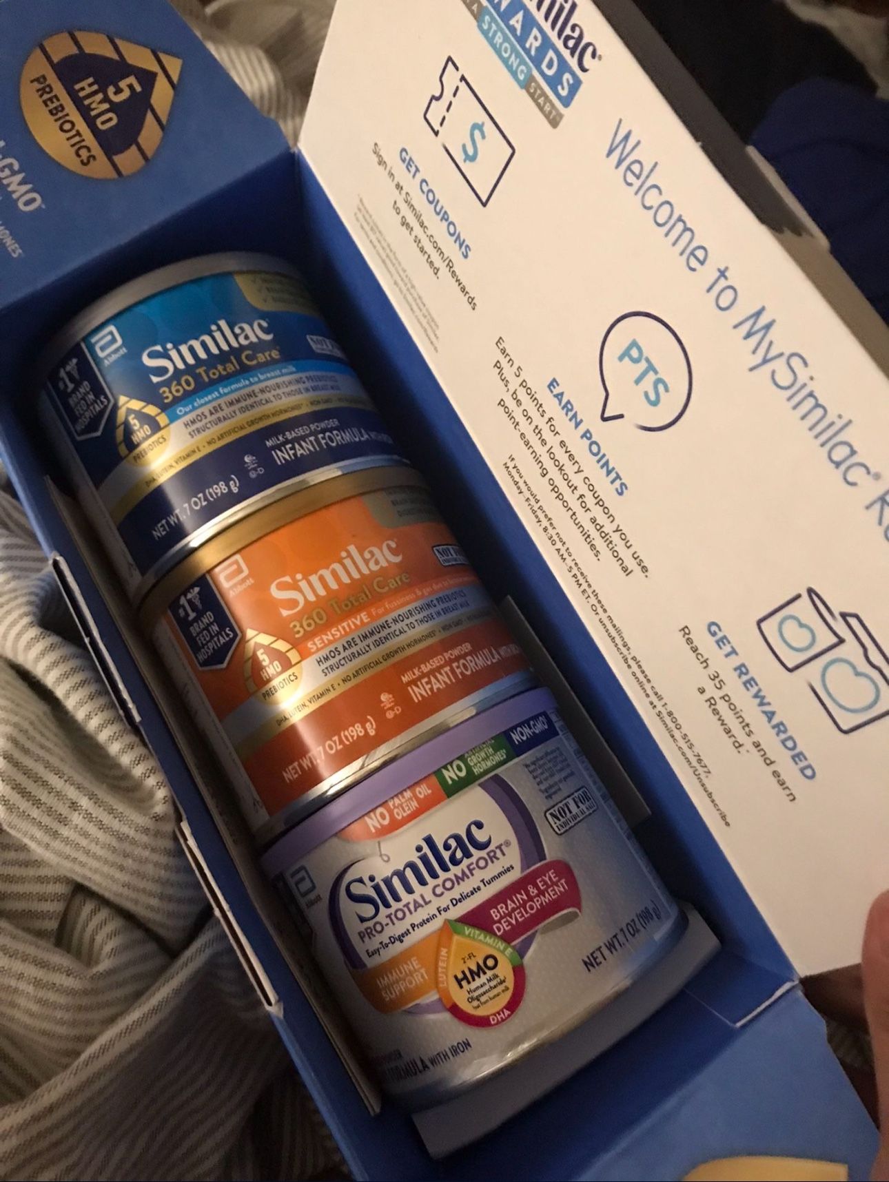 3 Cans Similac Baby Formula Full Sealed