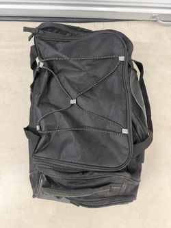 Eddie Bauer Rolling Backpack Wheeled Travel Carry-On Bag Black Large