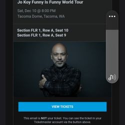 JoKoy Front Row Tickets 