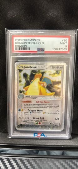 Dragonite silver border psa 9