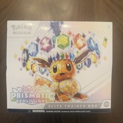 Pokémon Prismatic Evolutions Elite Trainer Box (Read Description)