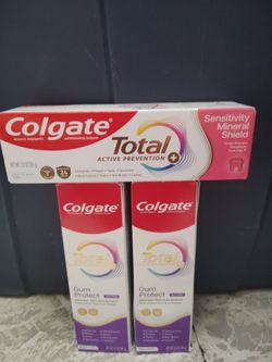 Colgate toothpaste total active prevention