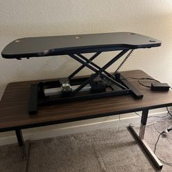 Electric desk riser