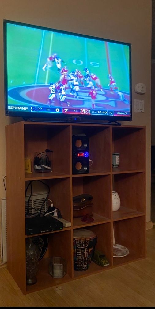 IKEA Cabinet Wood Storage 9 Hole