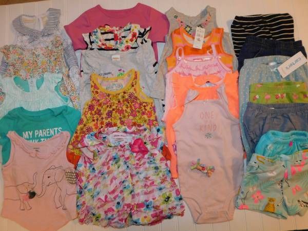 Baby Girls Clothes Lot 6-9M Summer Clothes Outfits 6-9 Months