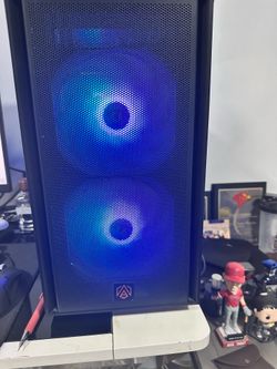 ABS gaming pc, steelseries keyboard, and Logitech gaming mouse
