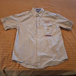 VINTAGE TOMMY HILFIGER OUTDOORS SHIRT - LARGE