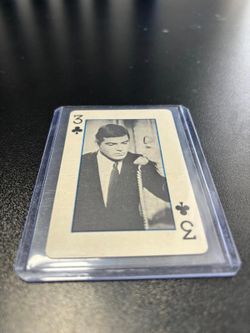 1966 Green Hornet Playing Cards Bruce Lee - 3 Of Clubs